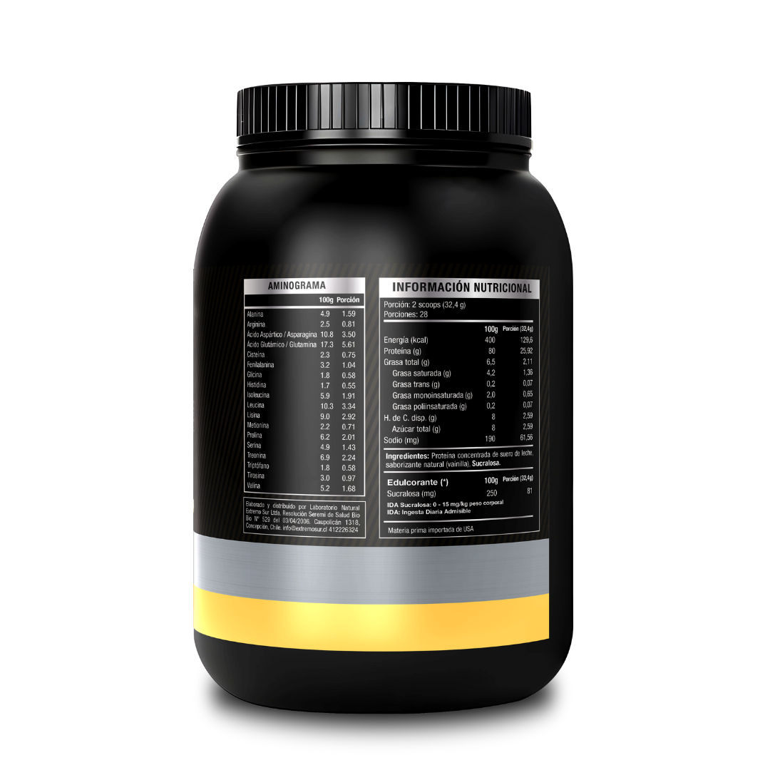 Whey Protein Sabor Vainilla 907g