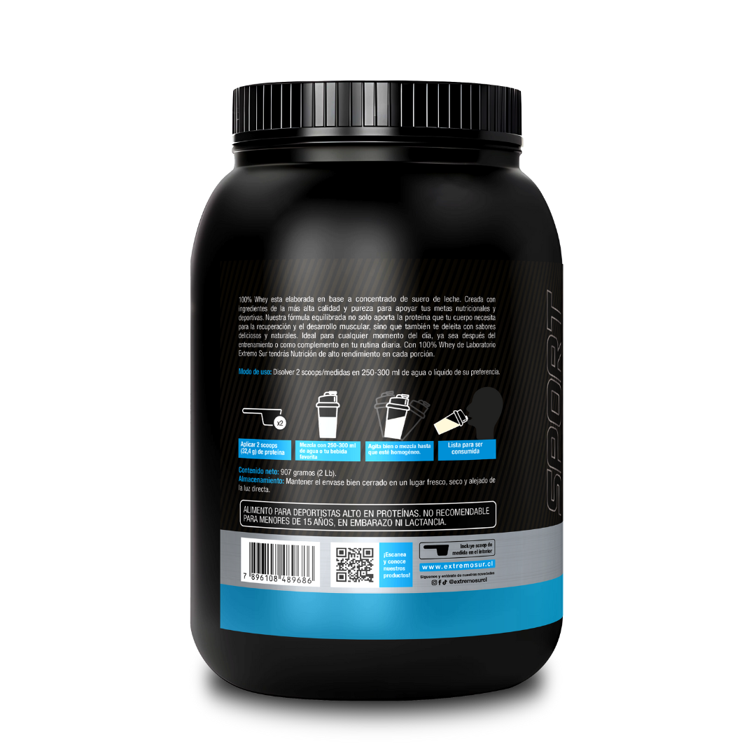 Whey Protein Sabor Cookies and Cream 907g