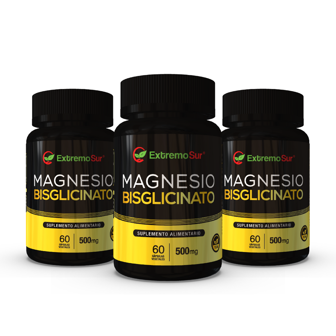 Pack de 3 Magnesio Bisglicinato