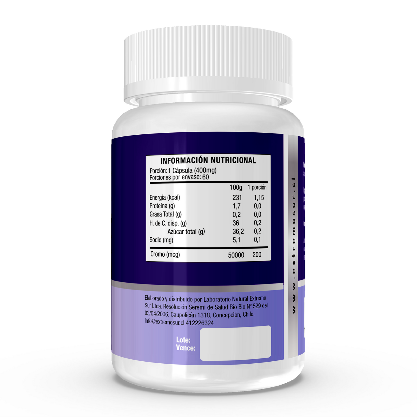 Picolinato de Cromo 200mcg