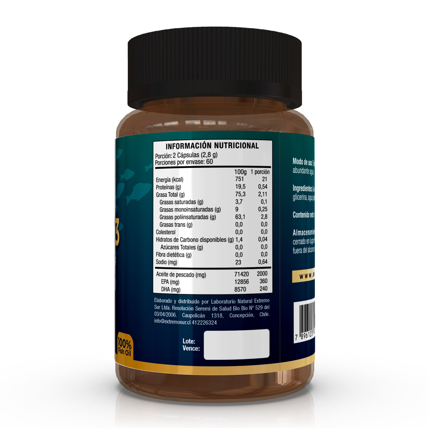 Omega 3 - 120 cápsulas blandas