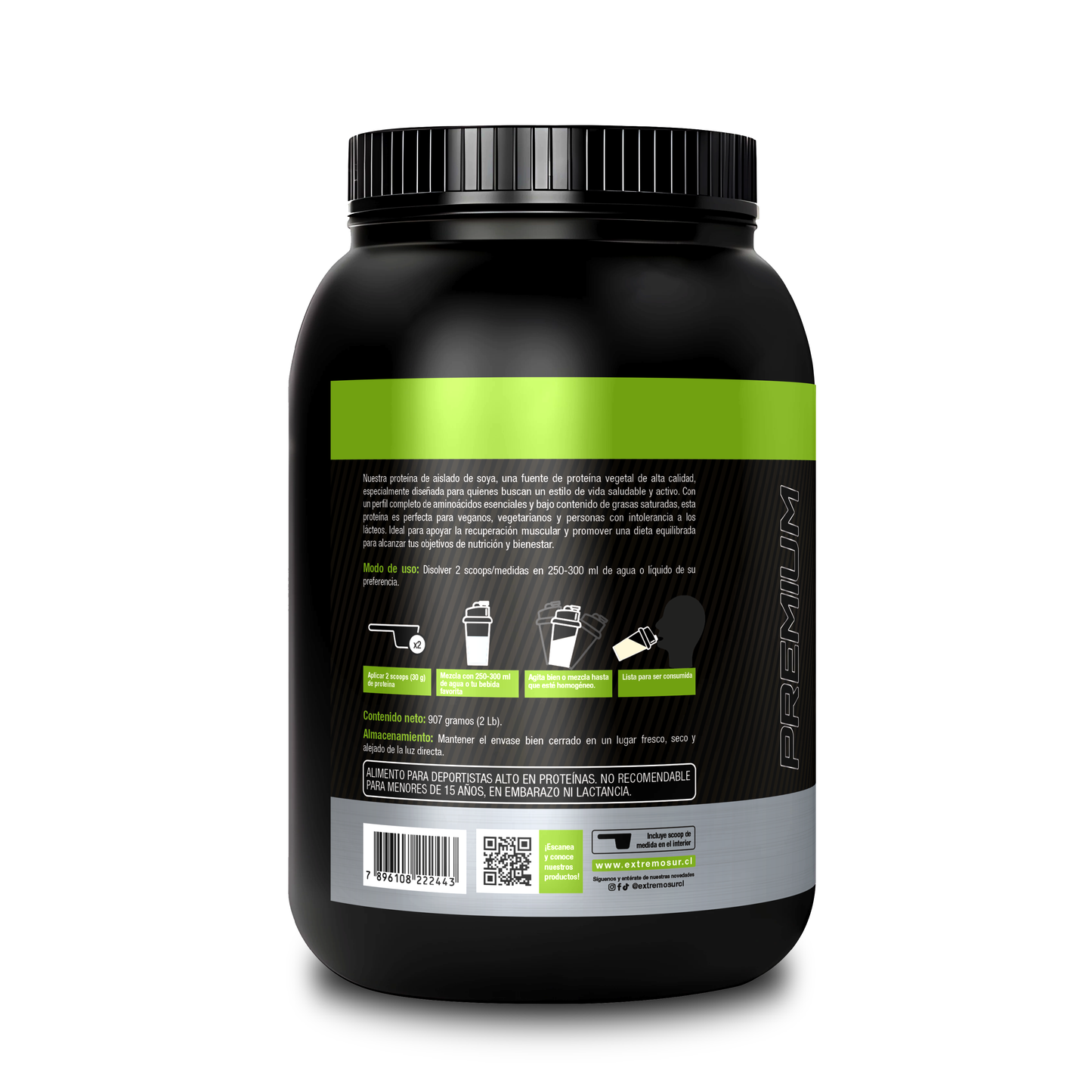 Proteína Vegetal Sabor Cookies and Cream 907g