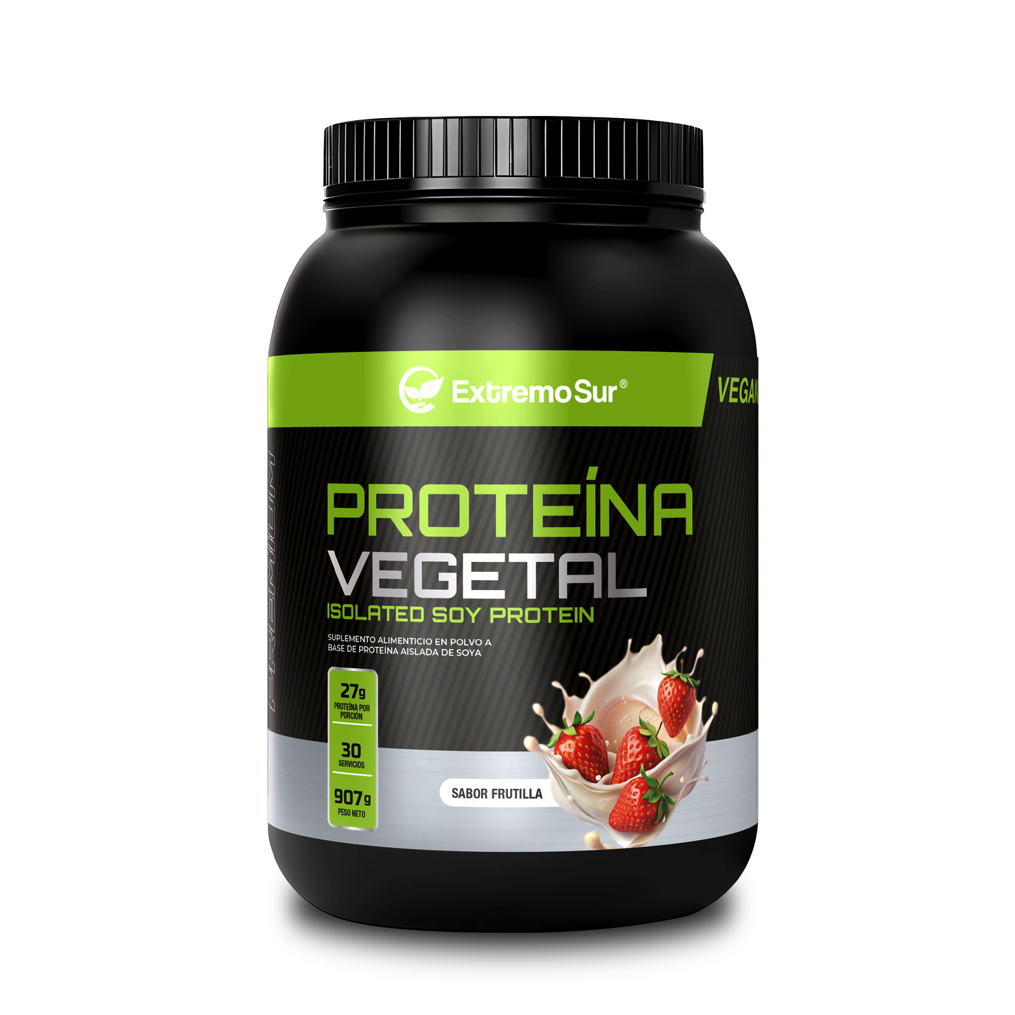 Proteína Vegetal Sabor Frutilla 907g
