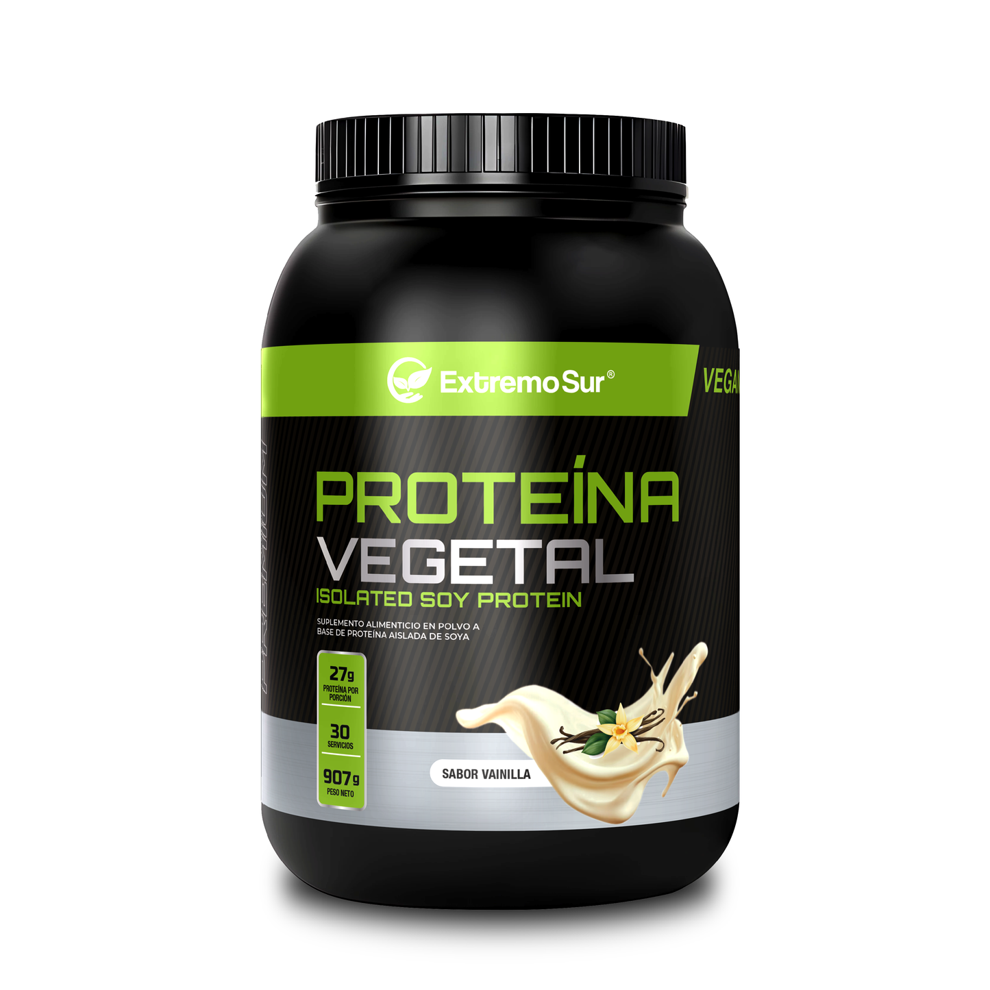 Proteína Vegetal Sabor Vainilla 907g