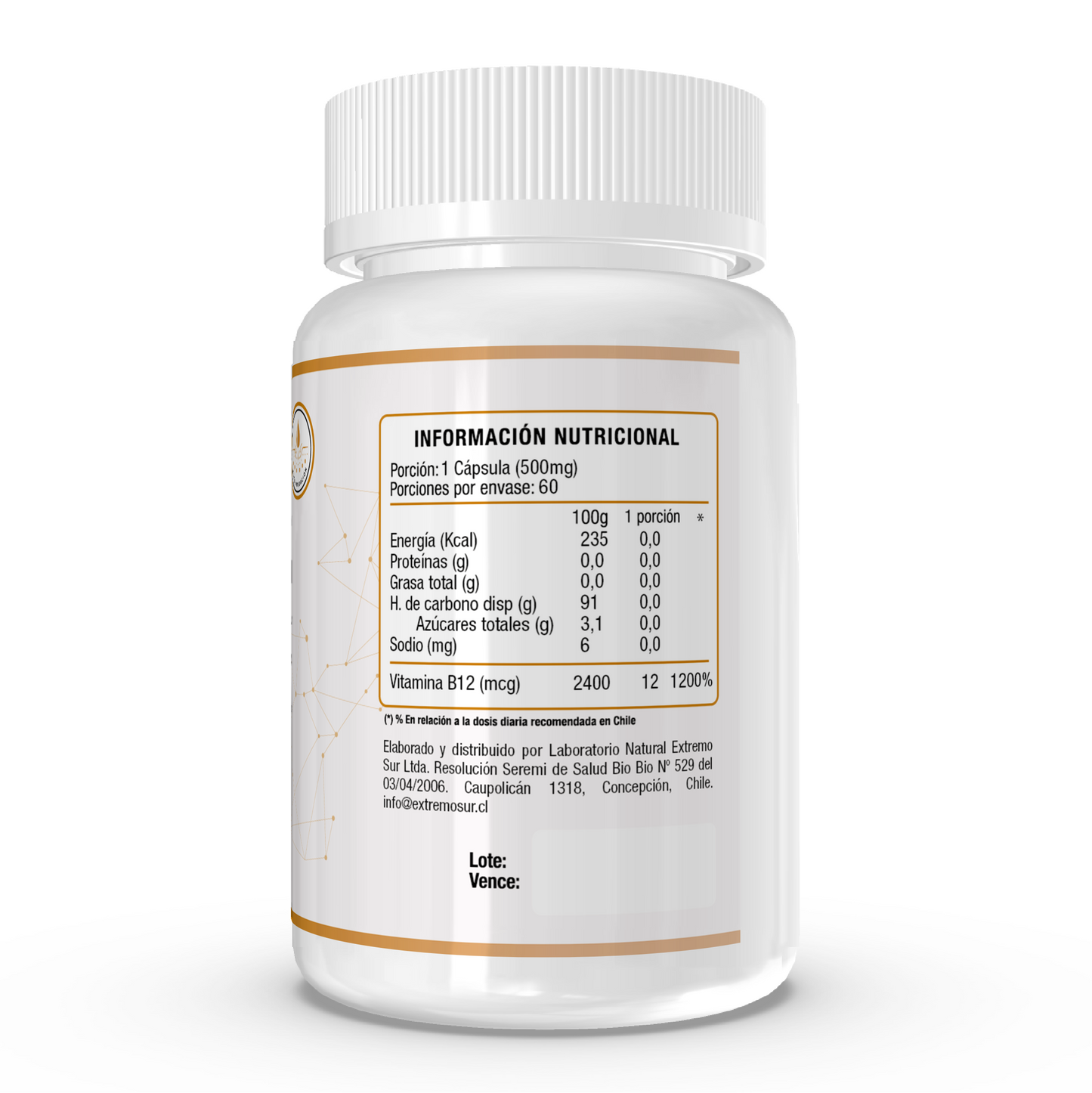 VITAMINA B12 - 60 CÁPSULAS