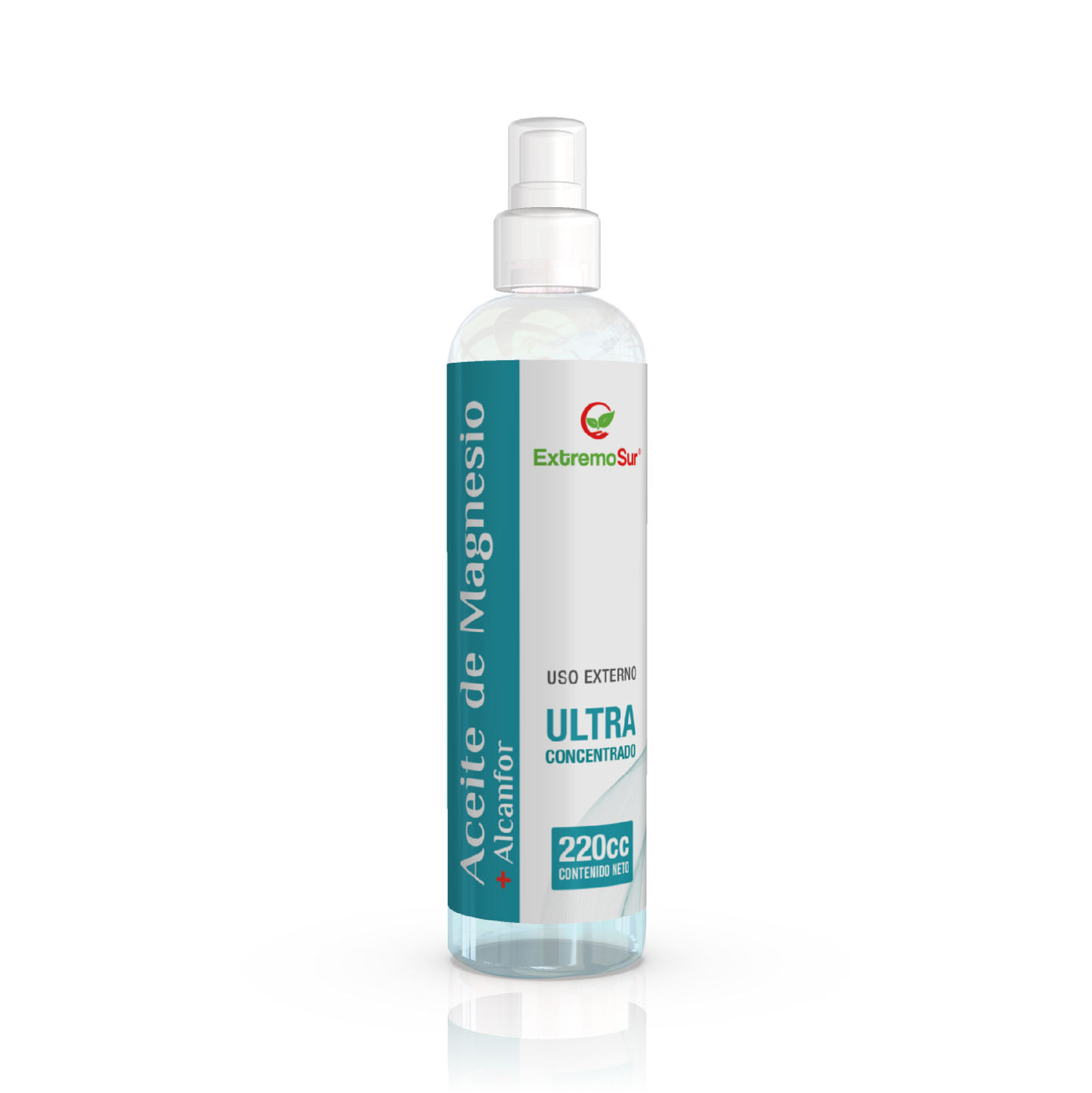 Aceite de Magnesio + Alcanfor 220 cc. Ultraconcentrado