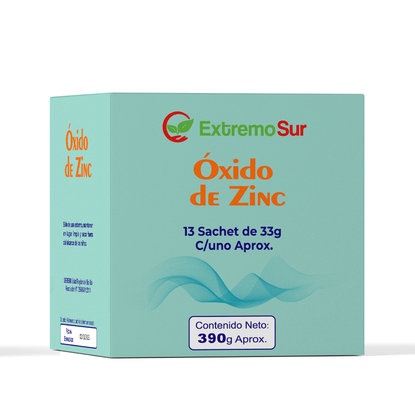 Óxido de Zinc 13 Sachets 33 gr c/uno