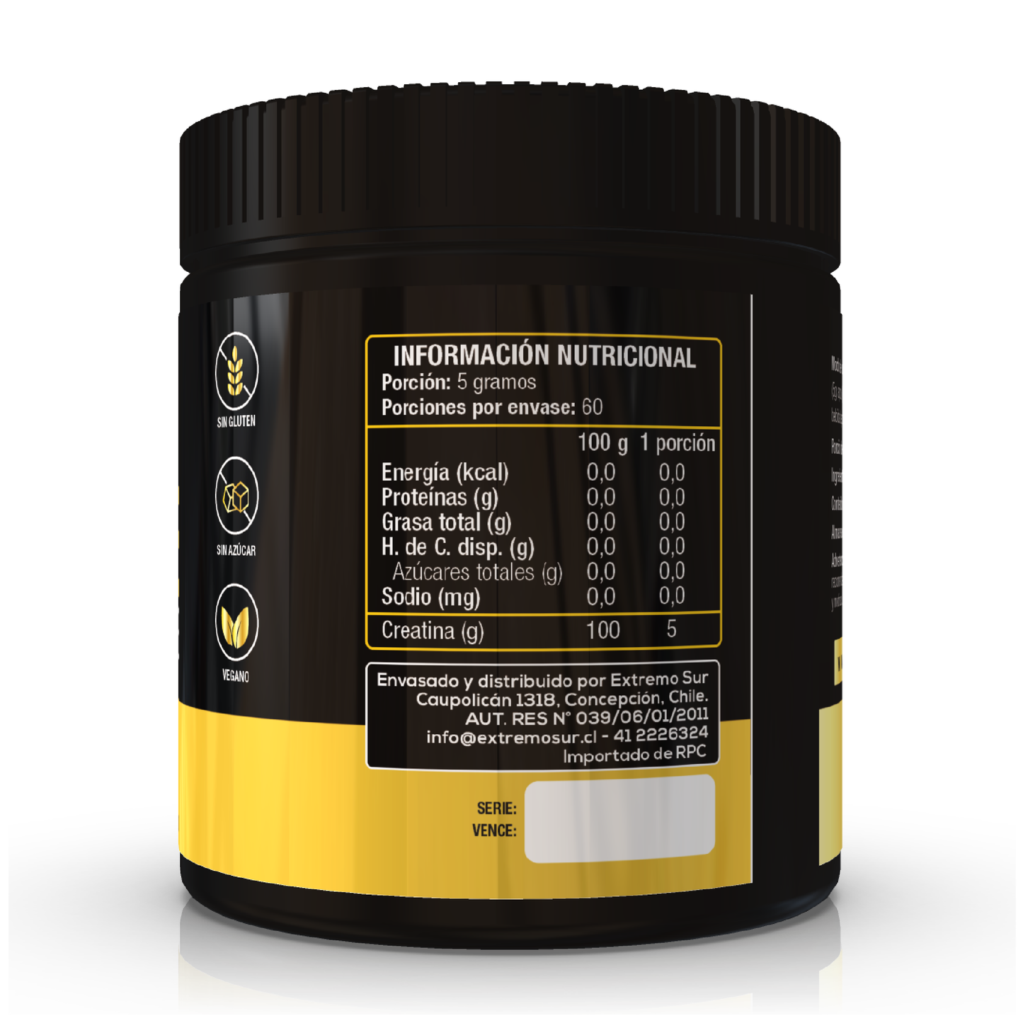 Creatine Monohydrate 300 gramos