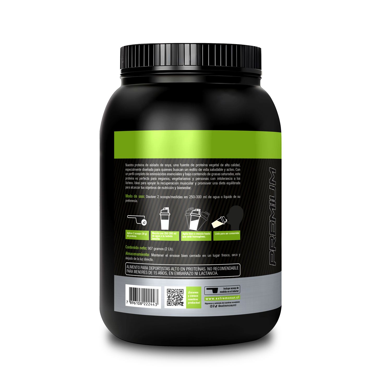 Proteína Vegetal Sabor Chocolate 907g
