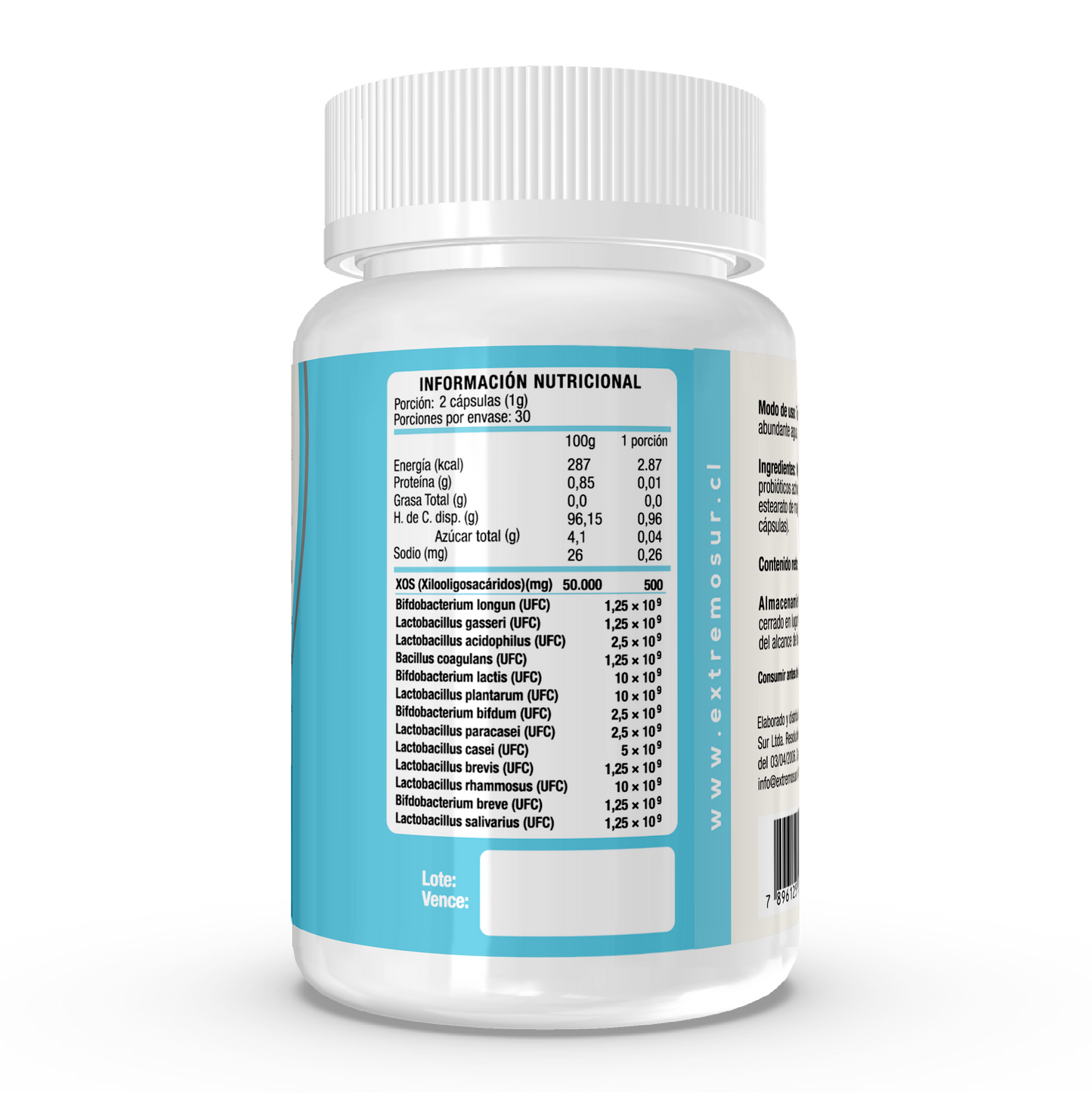 PROBIÓTICOS + XOS (Prebiótico) | 50 Billones