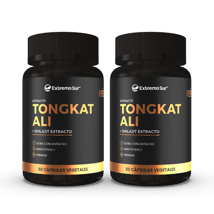 PACK DE 2 TONGKAT ALI + SHILAJIT EXTRACTO