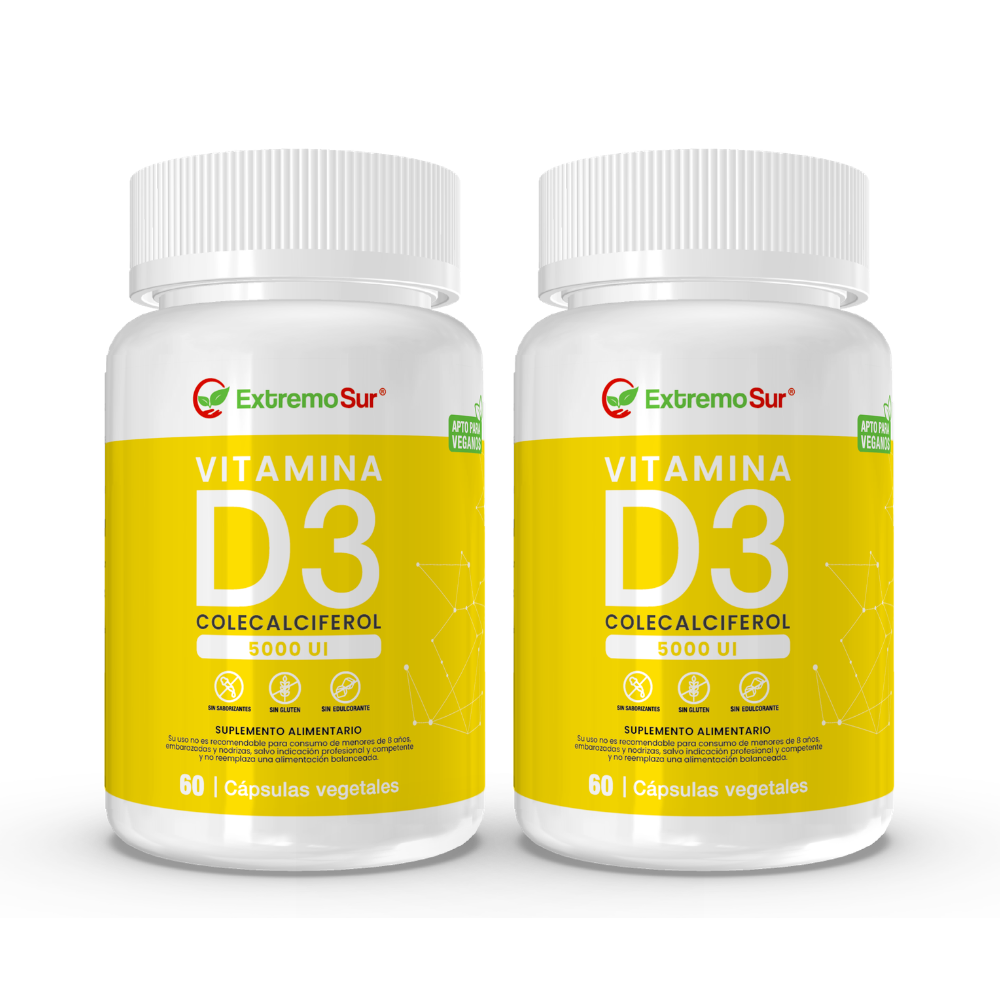 PACK DE 2 VITAMINAS D3 5000 UI