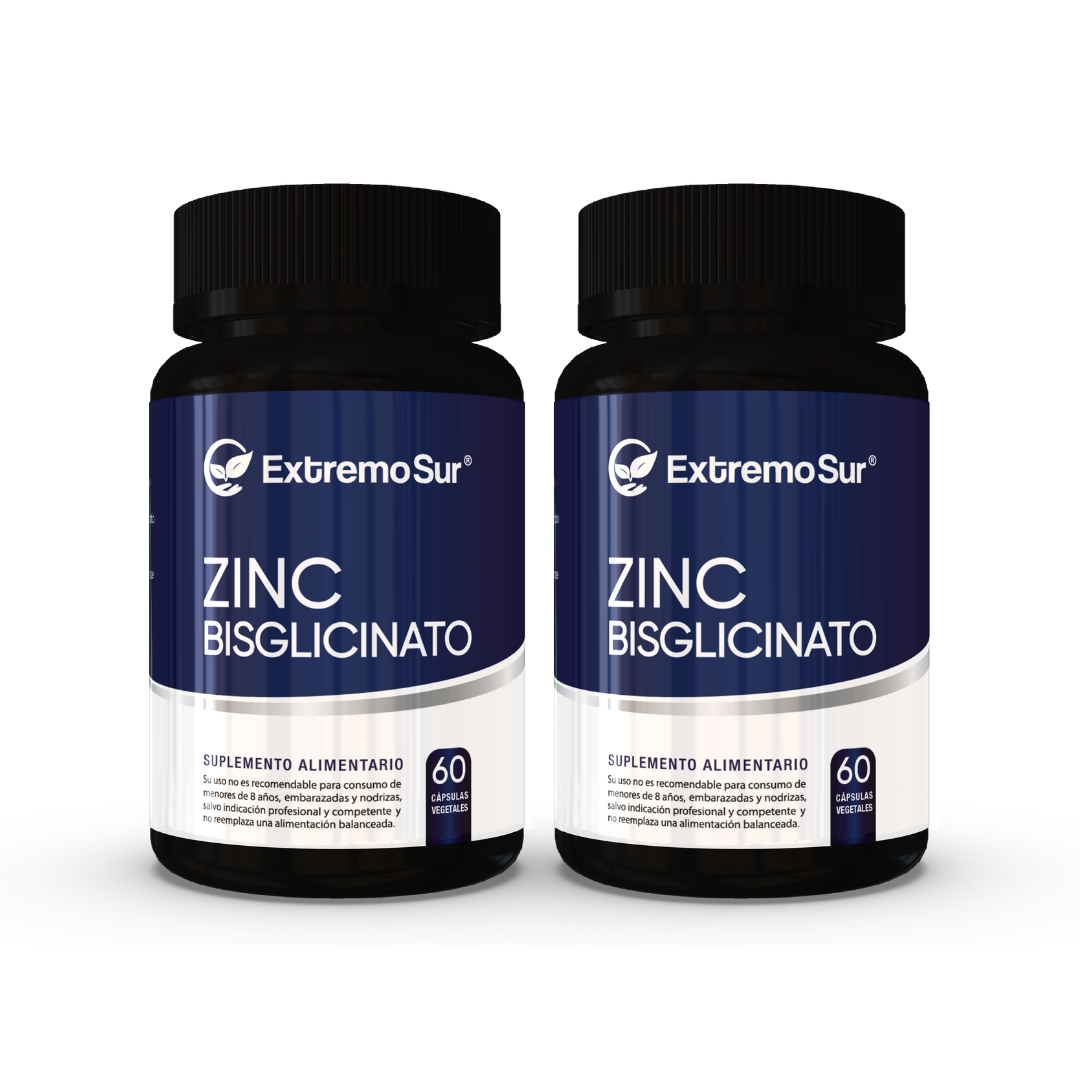 Pack de 2 Zinc Bisglicinato