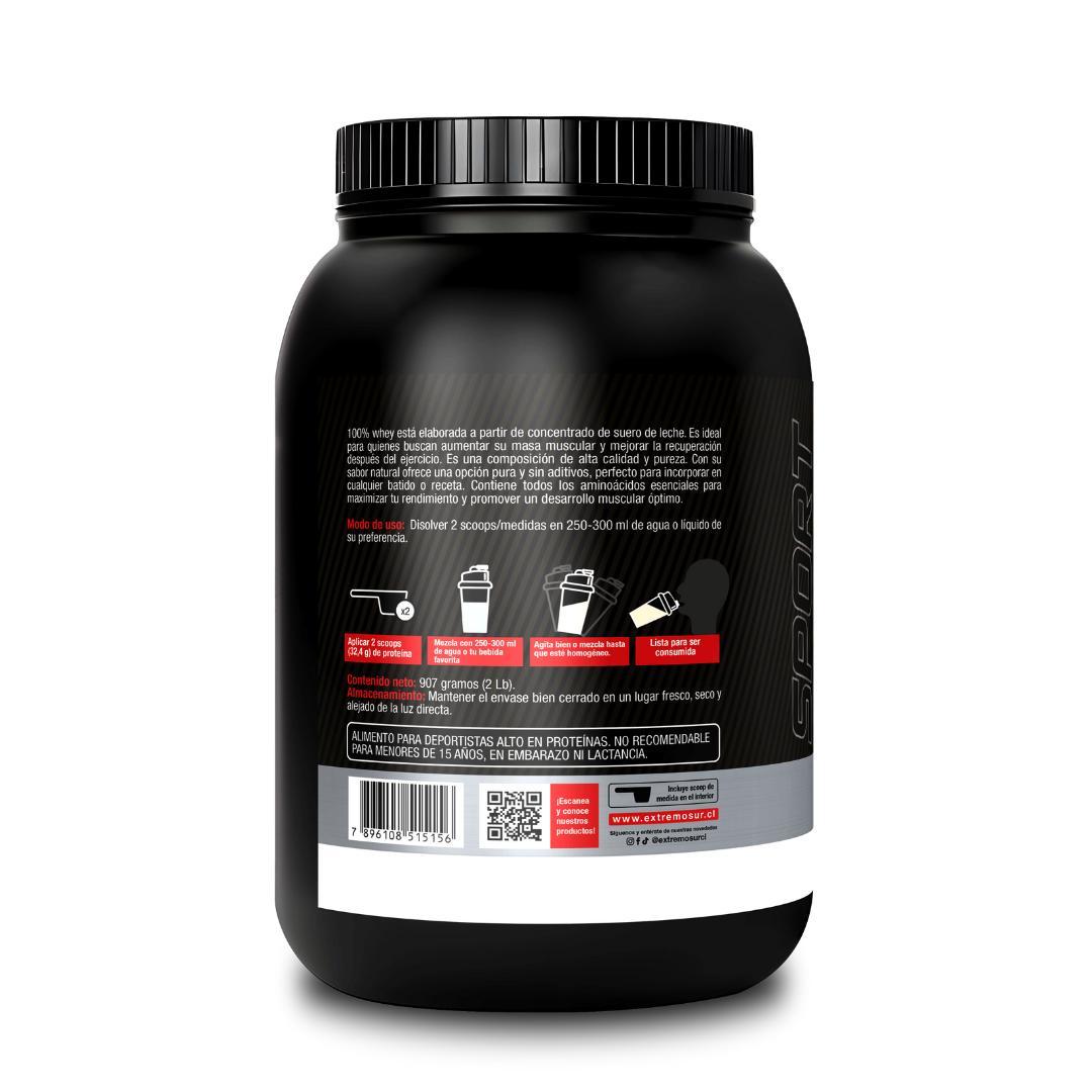 Whey Protein Sabor Natural 907g