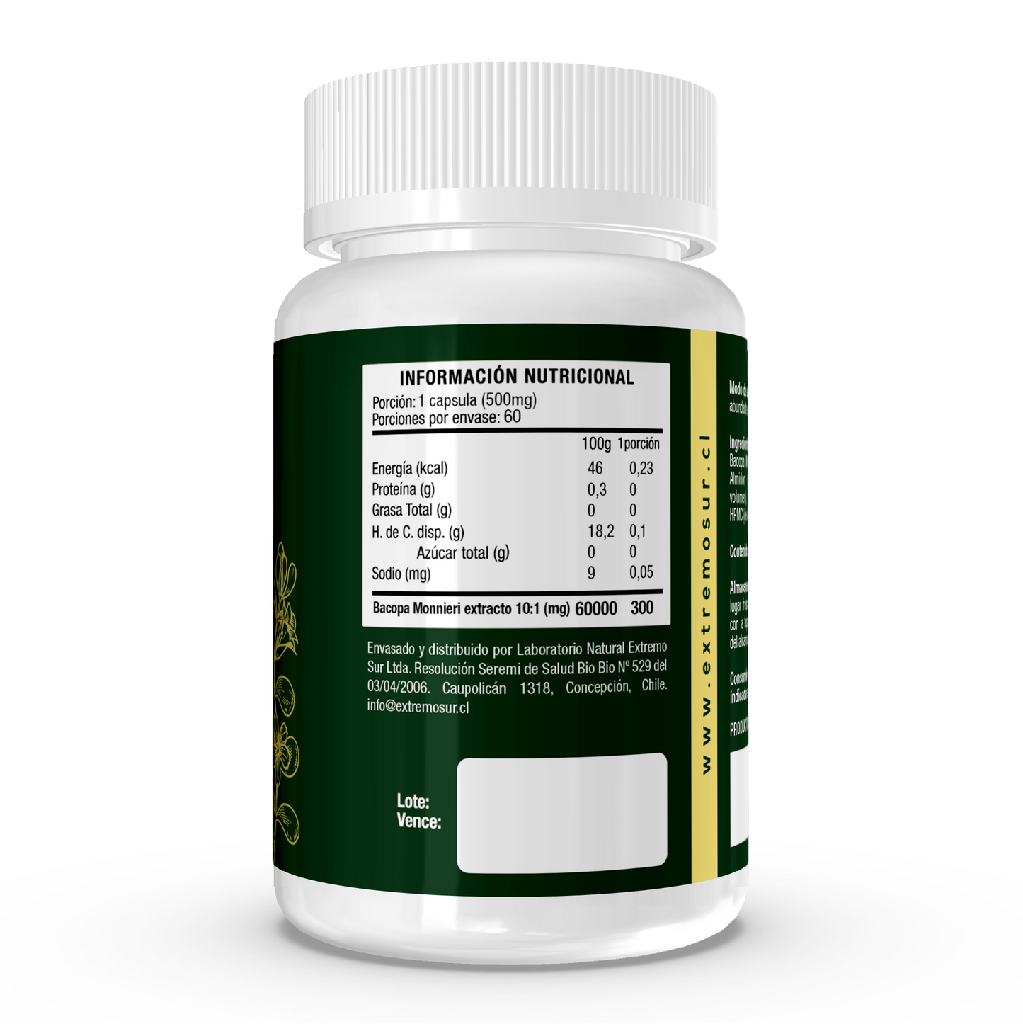 BACOPA MONNIERI EXTRACTO 300 mg