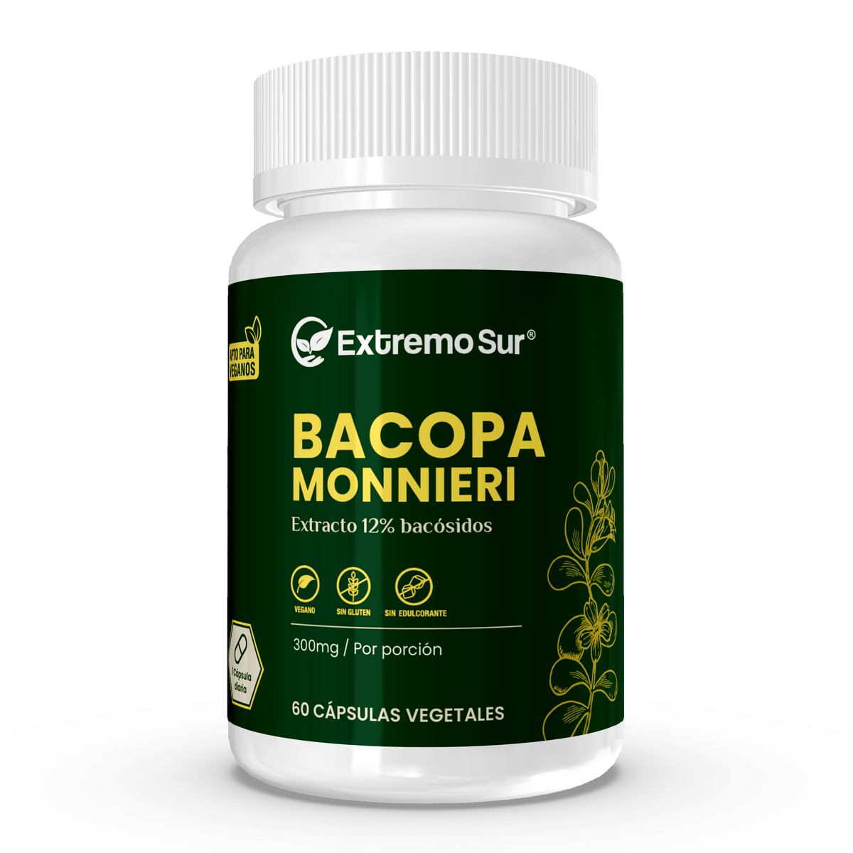 BACOPA MONNIERI EXTRACTO 300 mg