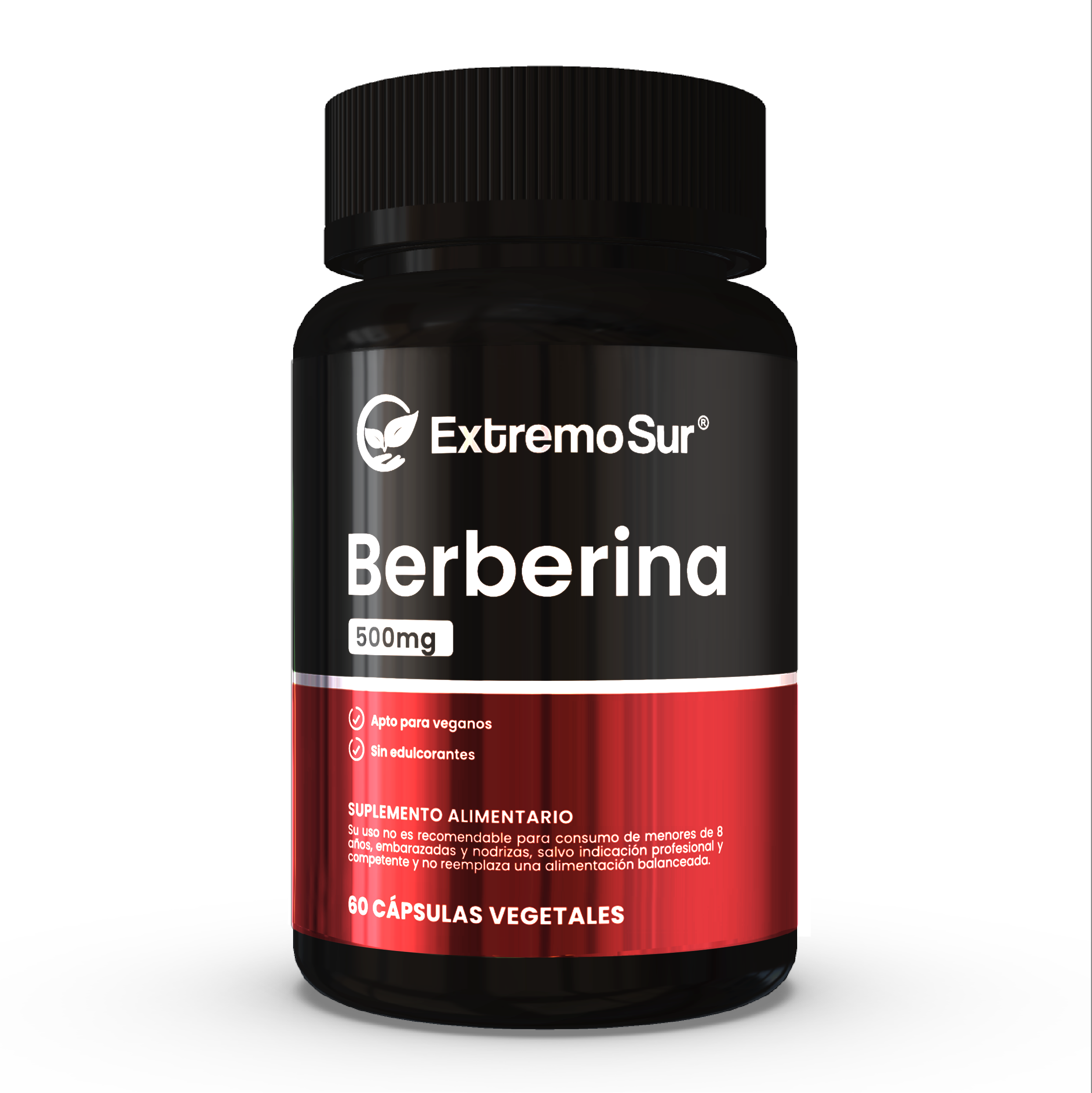 Berberina 500mg - 60 cápsulas vegetales – Laboratorio Natural Extremo Sur