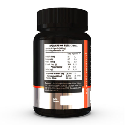 BISGLICINATO DE HIERRO + VIT C