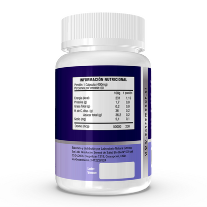 Picolinato de Cromo 200mcg
