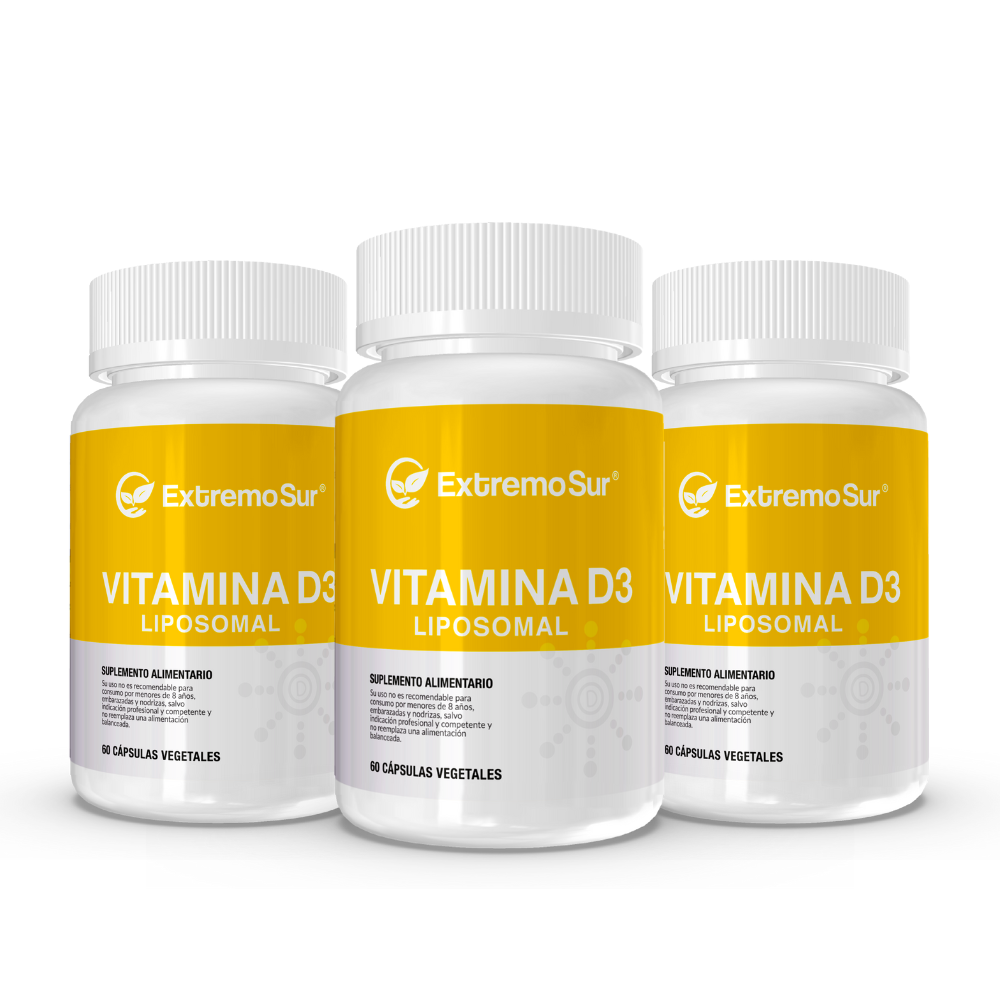 PACK DE 3 VITAMINA D3 LIPOSOMAL