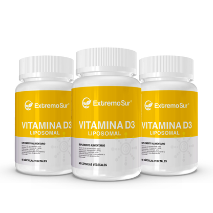 PACK DE 3 VITAMINA D3 LIPOSOMAL