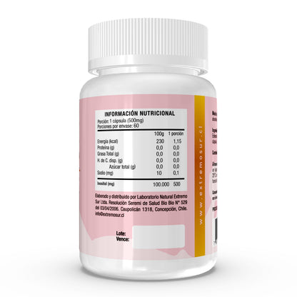 Inositol 60 cápsulas