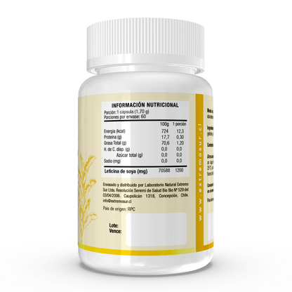 LECITINA DE SOYA - 60 softgel