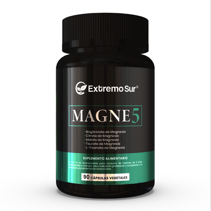 Magne5 (Bisglicinato, Taurato, L-treonato, Malato, Citrato)