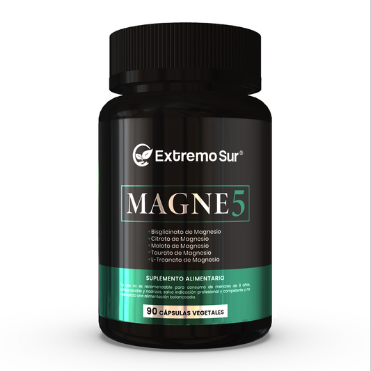 Magne5 (Bisglicinato, Taurato, L-treonato, Malato, Citrato)