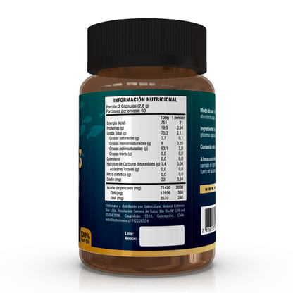 Omega 3 - 120 cápsulas blandas