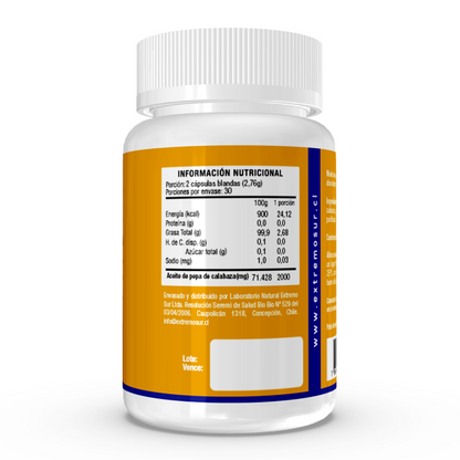 Aceite de Pepa de Calabaza 60 softgel