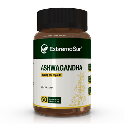 Ashwagandha 450 mg - 60 cápsulas vegetales