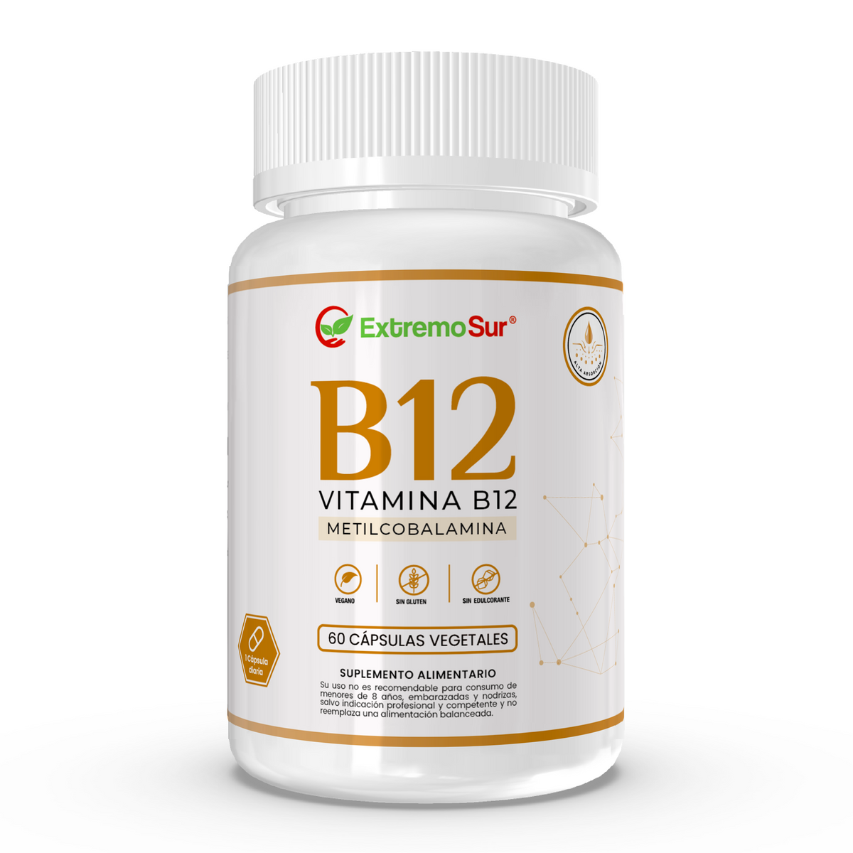 VITAMINA B12 - 60 CÁPSULAS