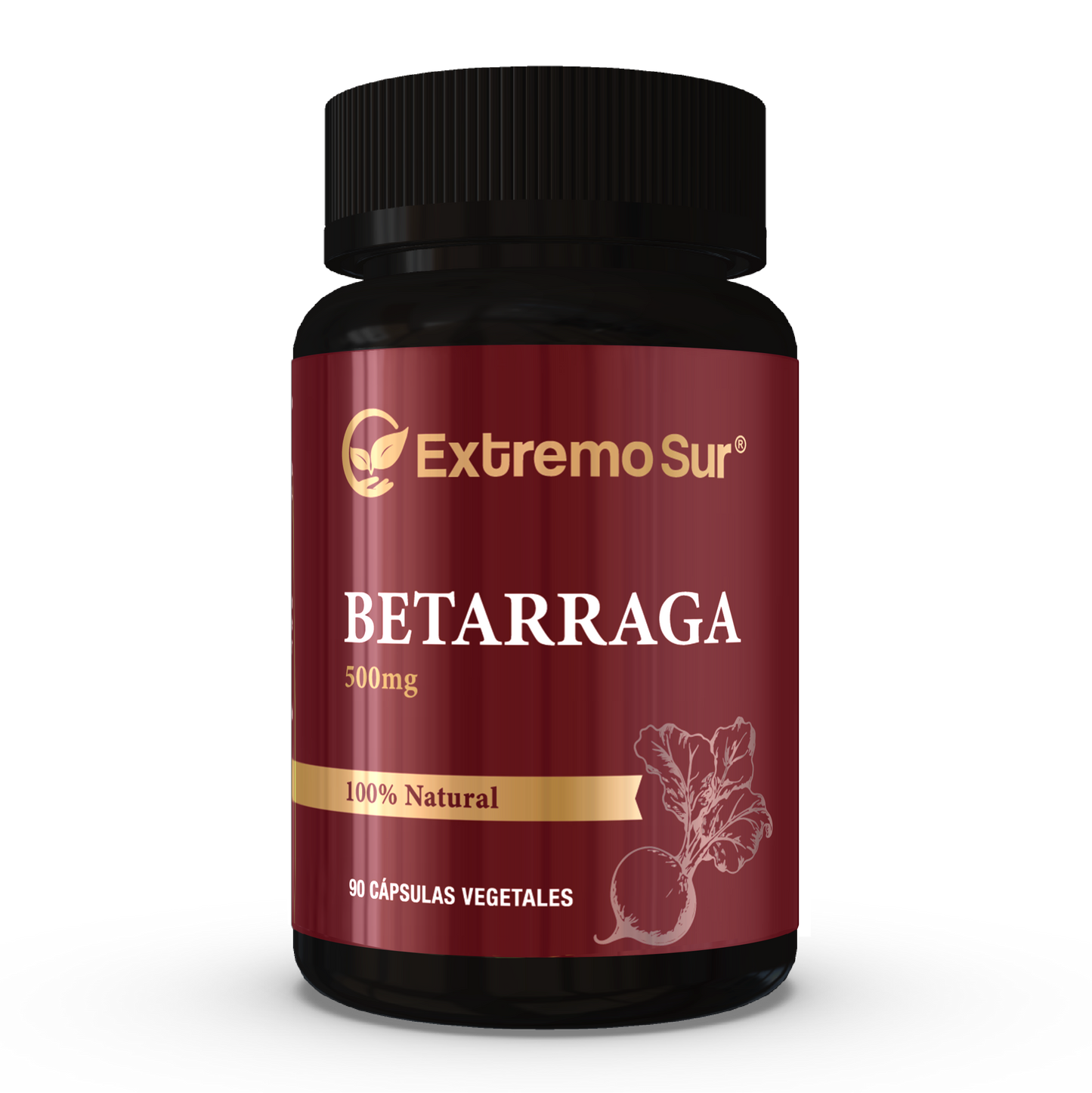 Betarraga 500mg - 90 cápsulas