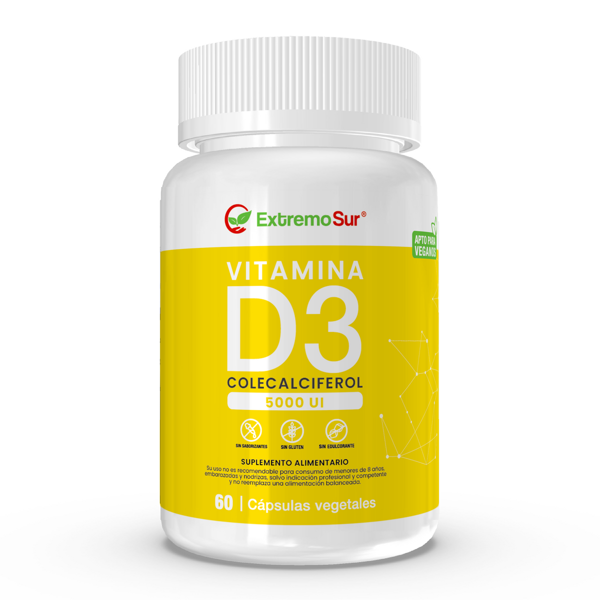 VITAMINA D3 5000 UI - 60 CÁPSULAS