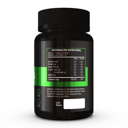 L-Teanina 200mg - 60 capsulas