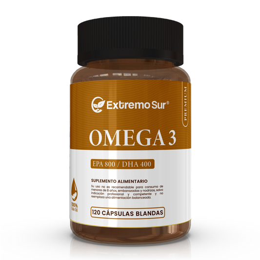 Omega 3 premium - 120 cápsulas blandas