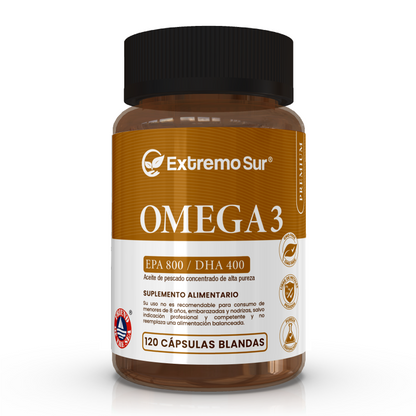 Omega 3 premium - 120 cápsulas blandas