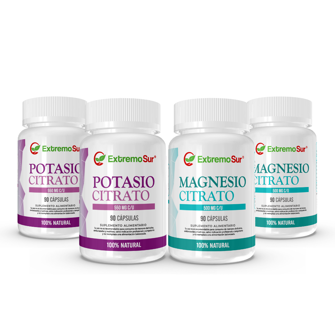 Citrato de Magnesio + Citrato de Potasio 700mg (60Cap) Karün Life