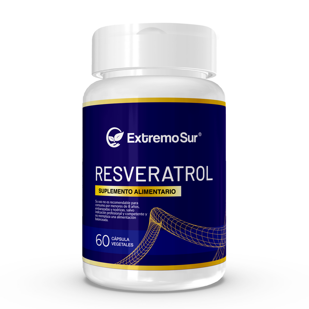 Resveratrol 60 cápsulas vegetales