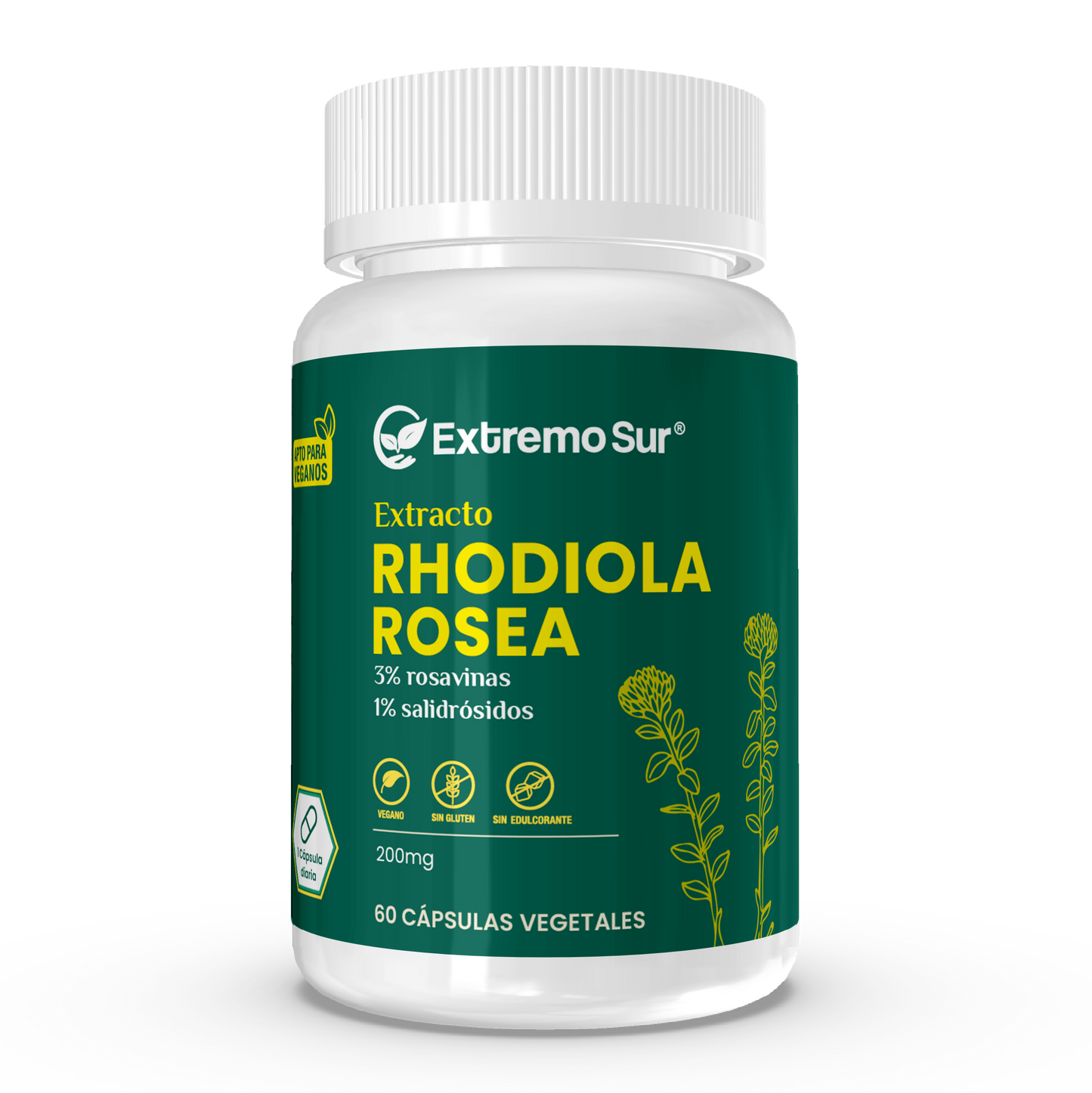 RHODIOLA ROSEA EXTRACTO – 60 cápsulas