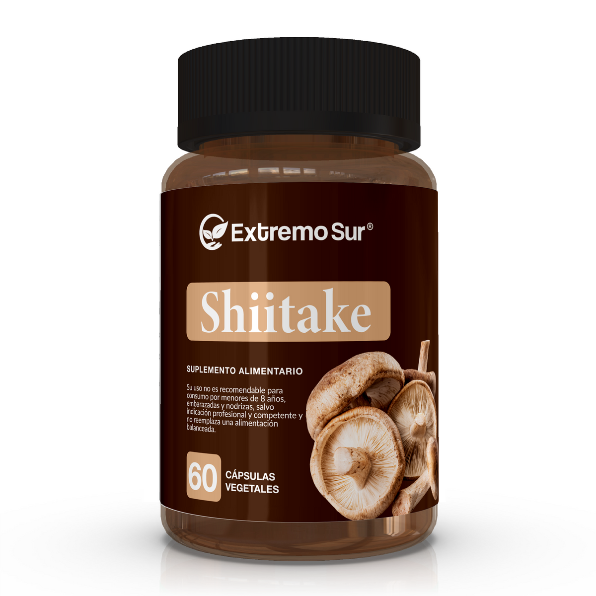 Shiitake 500 mg – Laboratorio Natural Extremo Sur
