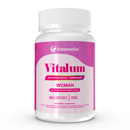 Vitalum woman, Multivitamico + minerales 60 comp. masticables