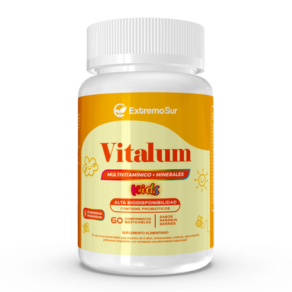 Vitalum kids, Multivitamico + minerales 60 comp. masticables