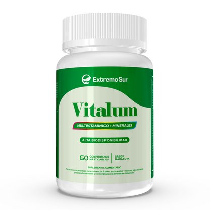 Vitalum, Multivitamico + minerales 60 comp. masticables